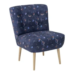 Best Wohnen Sessel in Blau mit Planeten und Sternen - Marcs