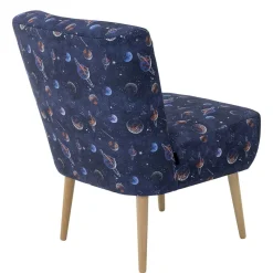 Best Wohnen Sessel in Blau mit Planeten und Sternen - Marcs