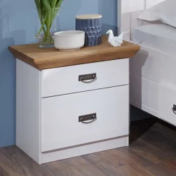Best Wohnen Set Landhausbett & Nachtschränke - Sibiuta (dreiteilig)