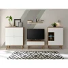 Outlet Wohnen Set Skandi Möbel fürs Wohnzimmer - Cablos (vierteilig)