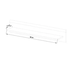 Outlet Wohnen Set Skandi Möbel fürs Wohnzimmer - Cablos (vierteilig)