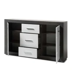 Online Wohnen Set Vitrine & Highboard & Regal - Istensa (dreiteilig)