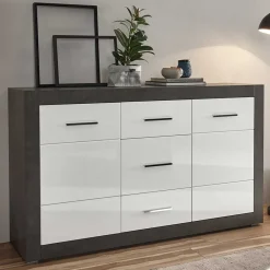 Sale Wohnen Set Wohnmöbel Kombi modern - Istensa (sechsteilig)