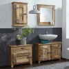 Clearance Wohnen Shabby Bad Möbel aus Holz - Suennas (vierteilig)