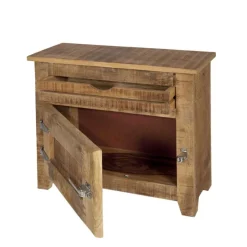 Clearance Wohnen Shabby Bad Möbel aus Holz - Suennas (vierteilig)