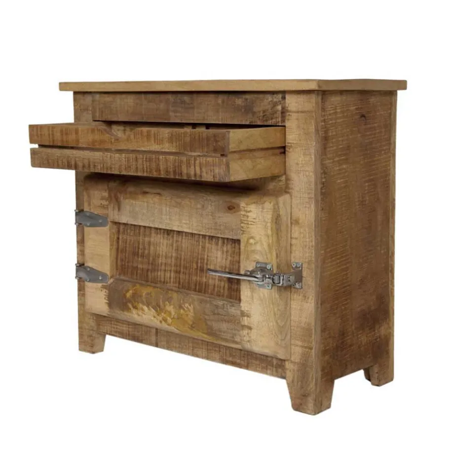Clearance Wohnen Shabby Bad Möbel aus Holz - Suennas (vierteilig)