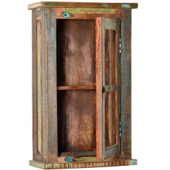Outlet Wohnen Shabby Badmöbel aus Recyclingholz - Jamaica (fünfteilig)