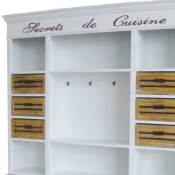 New Wohnen Shabby Buffetschrank Calavon in Weiß