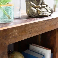 Outlet Wohnen Shabby Chic Ablagetisch Dencig in Würfelform halboffen