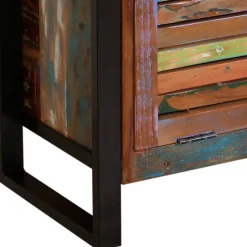 Outlet Wohnen Shabby Chic Bank mit Schuhaufbewahrung - Vosbadus