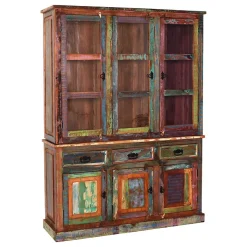 Hot Wohnen Shabby Chic Buffetschrank in Braun Bunt - Jamaica