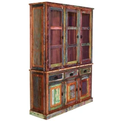 Hot Wohnen Shabby Chic Buffetschrank in Braun Bunt - Jamaica