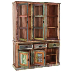 Hot Wohnen Shabby Chic Buffetschrank in Braun Bunt - Jamaica