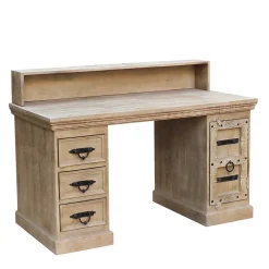 Wohnen Shabby Chic Design Schreibtisch 132x90x65 cm - Abid