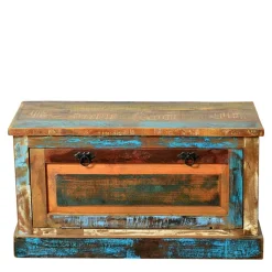 Discount Wohnen Shabby Chic Dielenmöbel Set - Jamaica (fünfteilig)