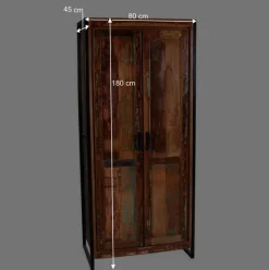 Wohnen Shabby Chic Dielenschrank aus Recyclingholz - Ensley