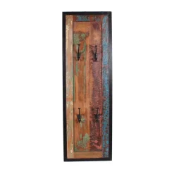 Discount Wohnen Shabby Chic Garderobenpaneel mit 4 Haken - Ensley