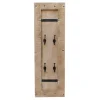 Clearance Wohnen Shabby Chic Garderobenpaneel mit vier Haken - Abid