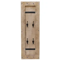 Clearance Wohnen Shabby Chic Garderobenpaneel mit vier Haken - Abid