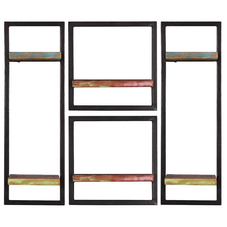 Wohnen Shabby Chic Hängeregale Set - Jamaica (vierteilig)