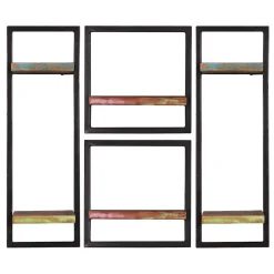 Wohnen Shabby Chic Hängeregale Set - Jamaica (vierteilig)