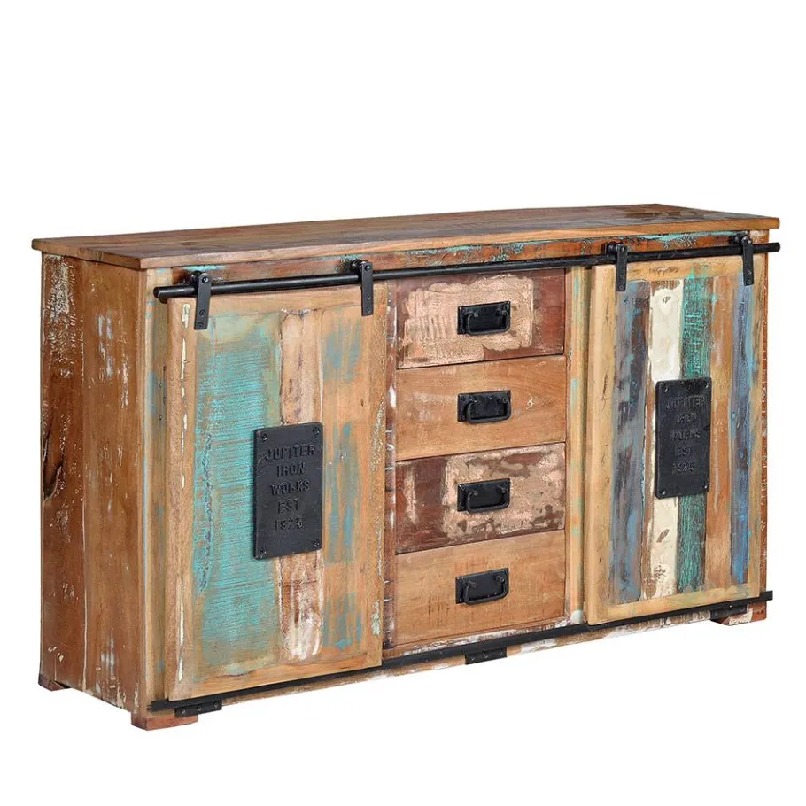 Discount Wohnen Shabby Chic Kombi-Kommode 150 cm breit - Jevilia