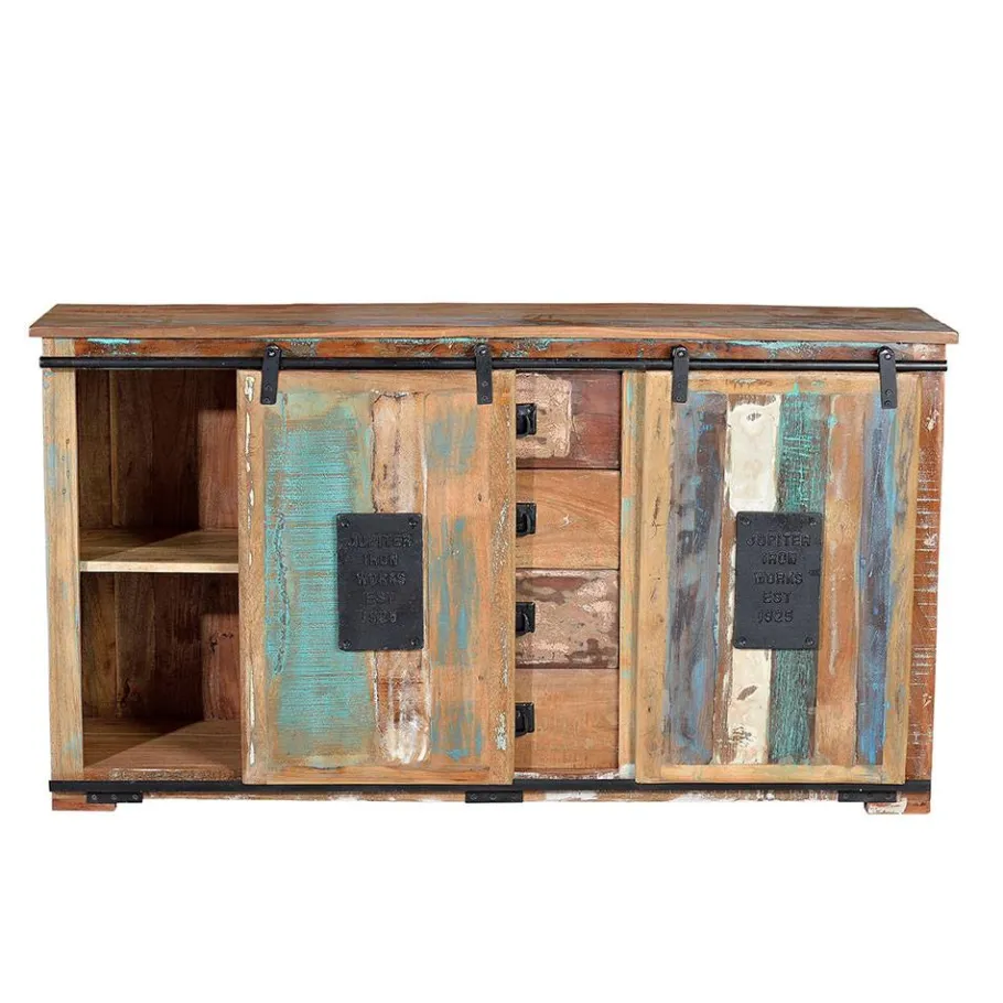 Discount Wohnen Shabby Chic Kombi-Kommode 150 cm breit - Jevilia