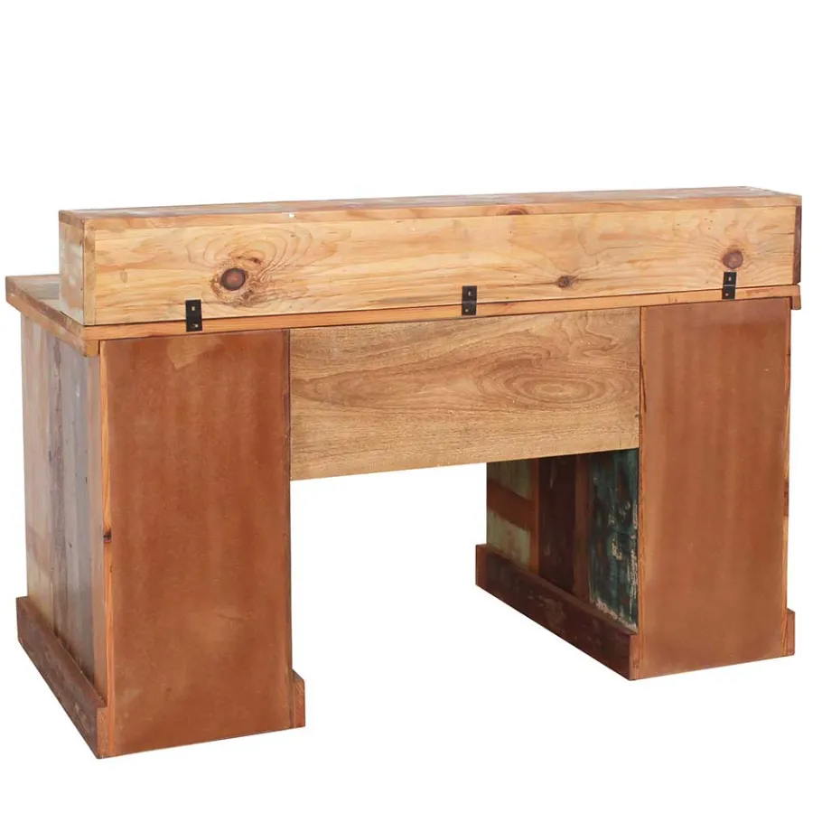 Online Wohnen Shabby Chic Schreibtisch aus Recyclingholz - Jamaica