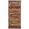 Sale Wohnen Shabby Chic Schuhschrank mit vier Klappen - Jamaica
