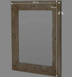 New Wohnen Shabby Chic Spiegel 68x79x8 cm - Abid