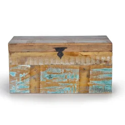 Best Wohnen Shabby Chic Truhe aus Altholz - Torreon
