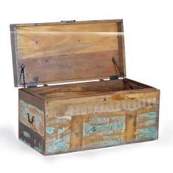 Best Wohnen Shabby Chic Truhe aus Altholz - Torreon