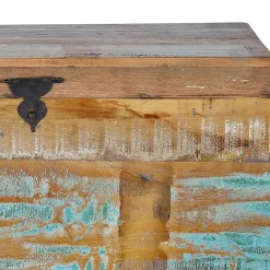 Best Wohnen Shabby Chic Truhe aus Altholz - Torreon