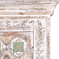 Discount Wohnen Shabby Chic Wohnzimmerschrank in Antikweiß - Mirell