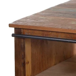 Discount Wohnen Shabby Couchtisch Vayamos mit Stauraum Schiebetüren