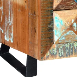 Hot Wohnen Shabby Design Nachtkommode aus Recyclingholz - Zeremonia