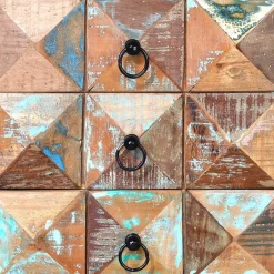 Hot Wohnen Shabby Design Nachtkommode aus Recyclingholz - Zeremonia