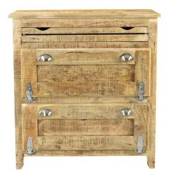 Discount Wohnen Shabby Design Schuhschrank mit 2 Klappen - Suennas