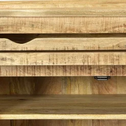 Discount Wohnen Shabby Design Schuhschrank mit 2 Klappen - Suennas