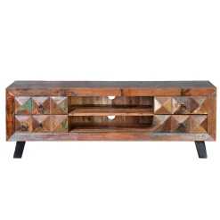 Discount Wohnen Shabby Design TV Board aus Recyclingholz - Zeremonia