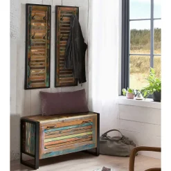Discount Wohnen Shabby Garderoben Paneele & Bank - Vosbadus (dreiteilig)