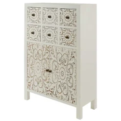 Best Wohnen Shabby Highboard mit Ornament Muster Front - Acacio