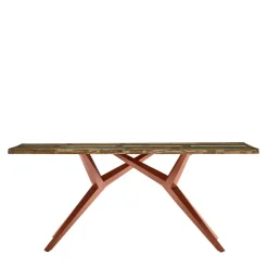 Clearance Wohnen Shabby Tisch aus buntem Recyclingholz - Konrad