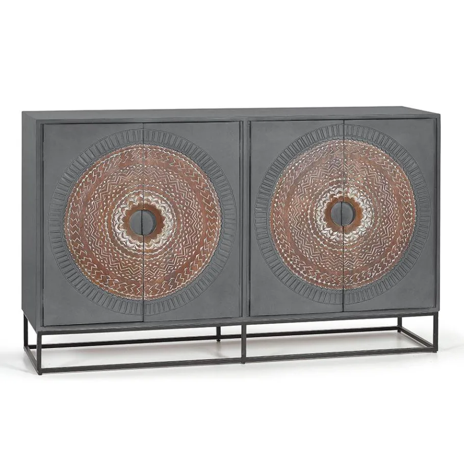 New Wohnen Sideboard - dekorativ mit Mandalas - Mesusco