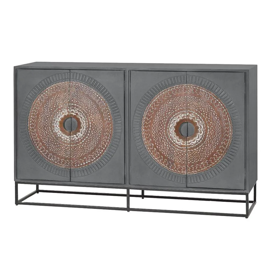 New Wohnen Sideboard - dekorativ mit Mandalas - Mesusco
