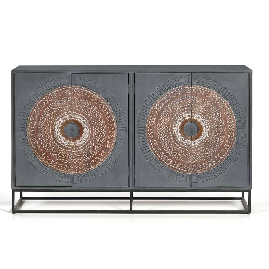 New Wohnen Sideboard - dekorativ mit Mandalas - Mesusco