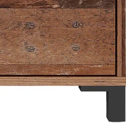 Best Wohnen Sideboard in Altholz Optik & Anthrazit - Bosco