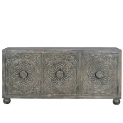 New Wohnen Sideboard in Grey Wash Mangoholz - Buama
