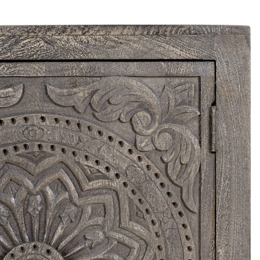 New Wohnen Sideboard in Grey Wash Mangoholz - Buama