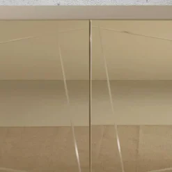 Discount Wohnen Sideboard in Taupe und Bronze Spiegelglas - Lotivera